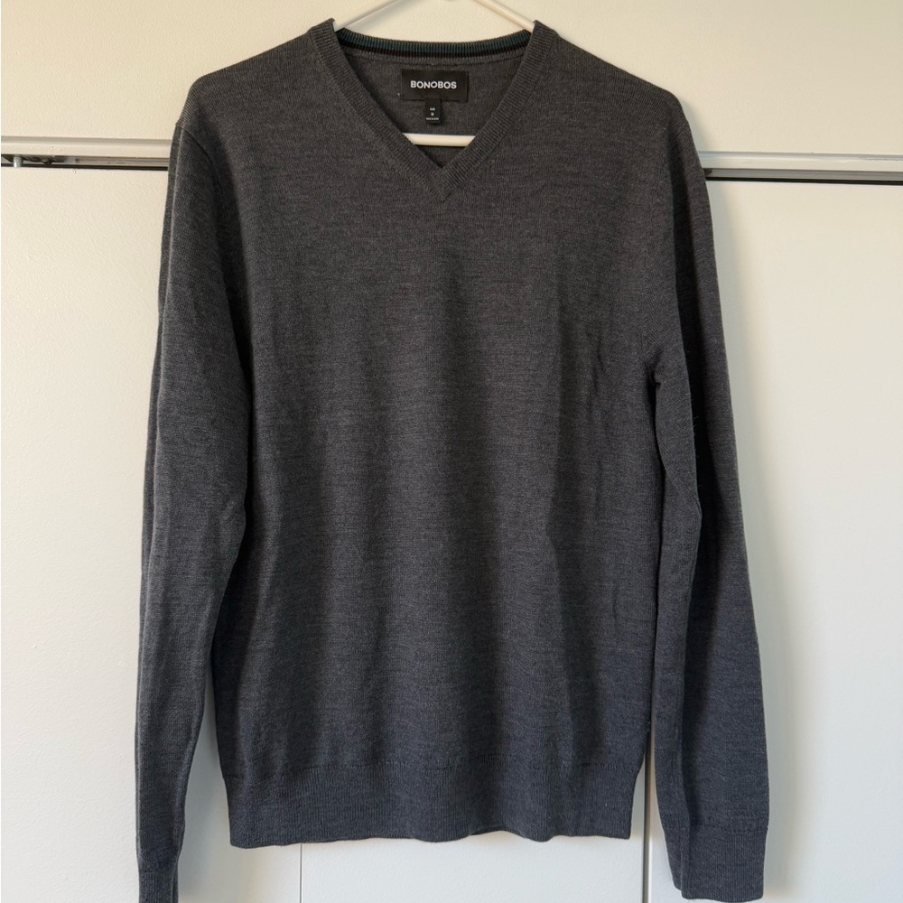 Bonobos Washable Merino Wool V-Neck Sweater